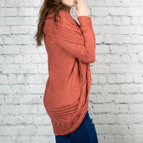 Last One❗Rust Shrug Cardigan - Picture 4 of 4